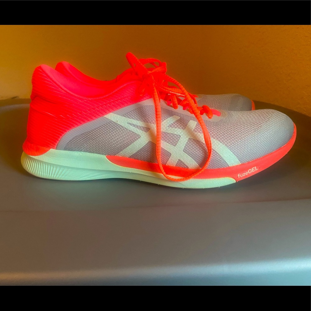 Woman’s ASICS running shoes